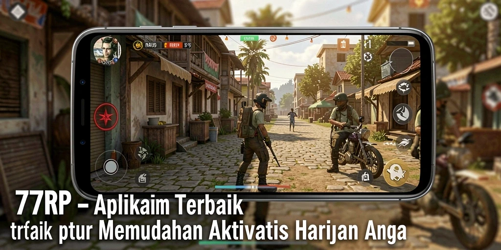 Tampilan antarmuka aplikasi Utility 77RP yang user-friendly.