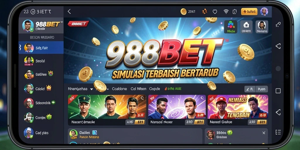 Tampilan gameplay menarik dan interaktif di 988BET.