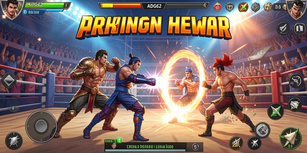 Gameplay ADG62 yang menampilkan pertarungan epik dan karakter yang menarik.