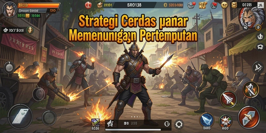 Tampilan gameplay BRO138 yang menarik dengan taktik perang yang mendebarkan.