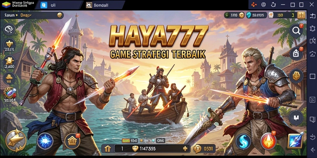 Screenshot HAYA777 menunjukkan aksi seru dalam gameplay strategi.