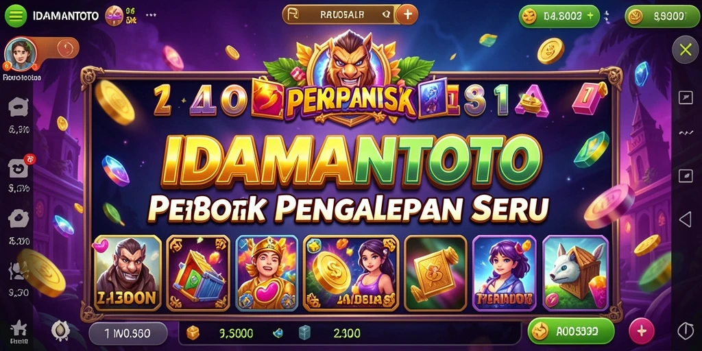 Tampilan gameplay seru dari IDAMANTOTO yang memikat dan interaktif.