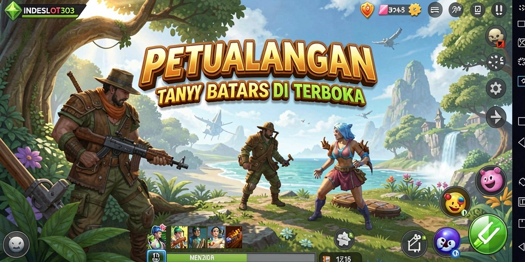 Screenshot gameplay INDESLOT303 yang menampilkan petualangan Open World.