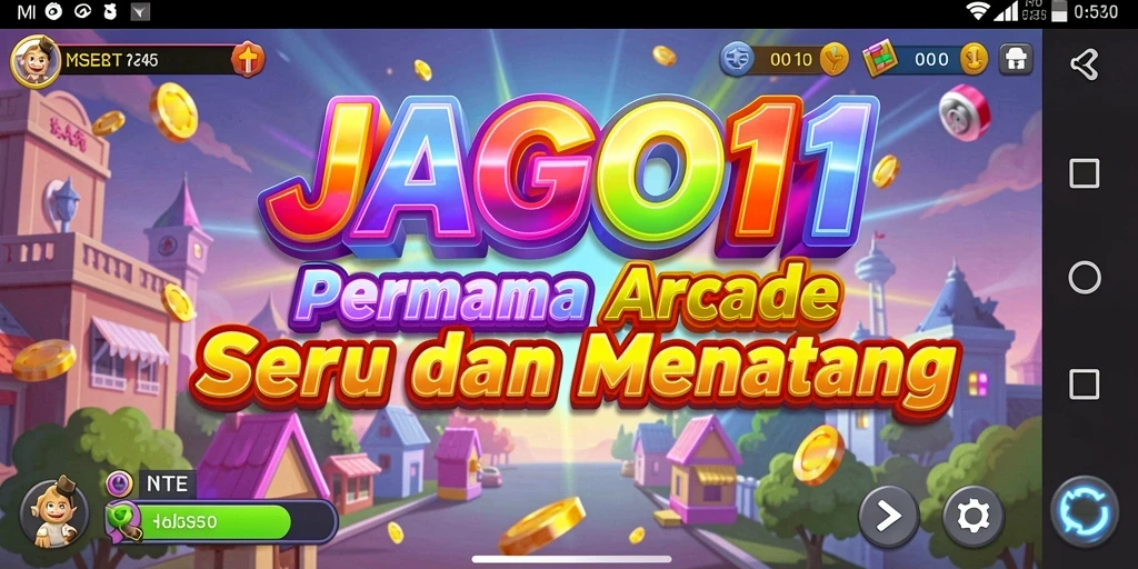 Tangkapan layar JAGO11 menampilkan gameplay arcade yang seru dan menantang.