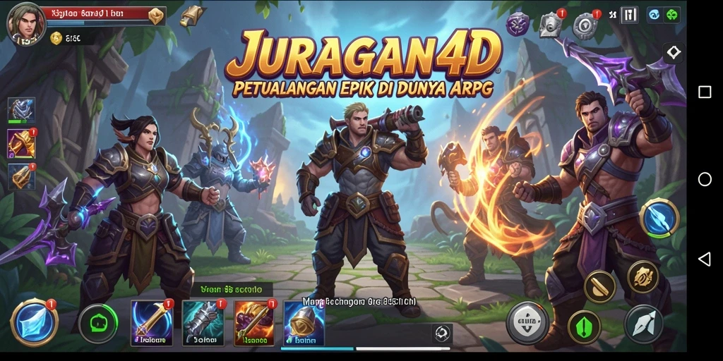 Gameplay JURAGAN4D yang menegangkan dan menawan.