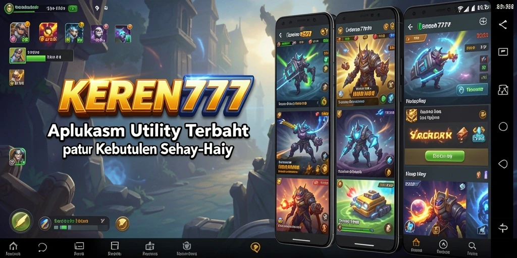 Tampilan utama KEREN777 yang intuitif dan menarik