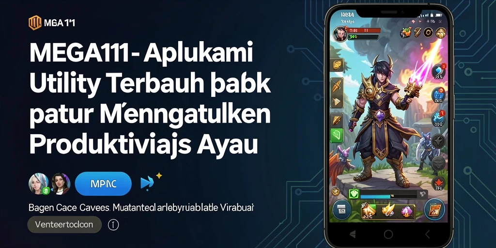 Tangkapan layar MEGA111 menunjukkan antarmuka pengguna yang menarik dan mudah digunakan.