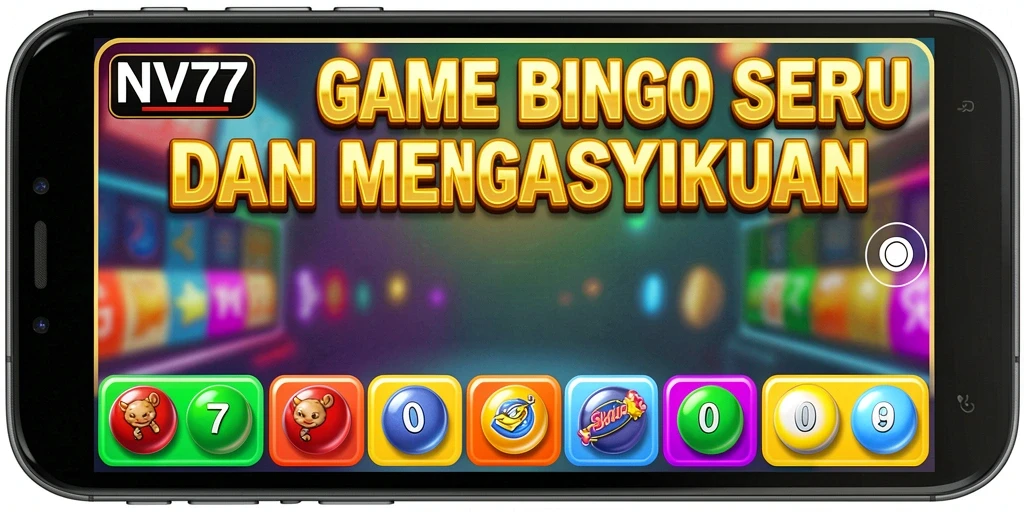 Tampilan aksi seru dalam gameplay Bingo NV77.