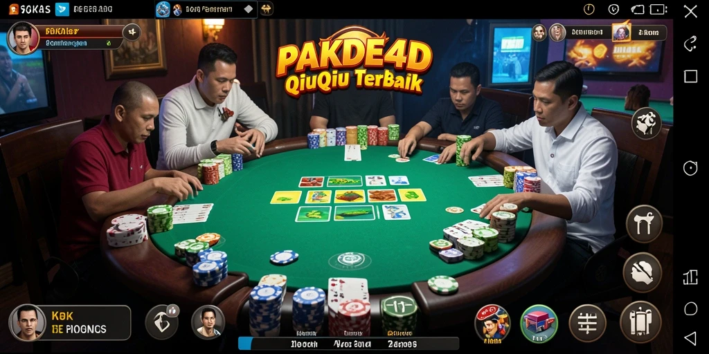 Tampilan screenshot PAKDE4D menampilkan gameplay QiuQiu yang seru.