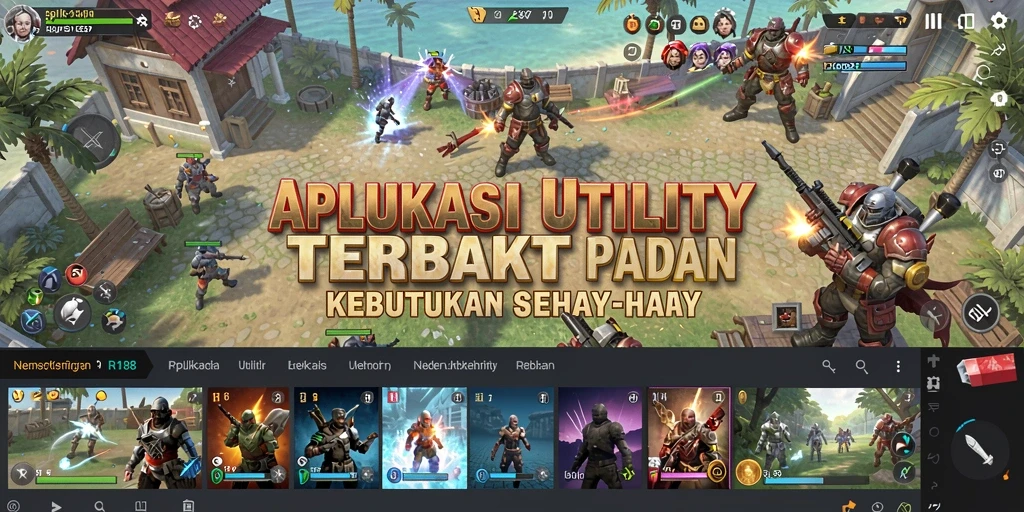 Tampilan aplikasi RI188 yang sederhana dan fungsional.