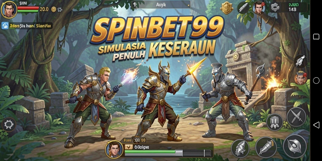 Tampilan utama gameplay SPINBET99 dengan fitur simulasi terbaik.