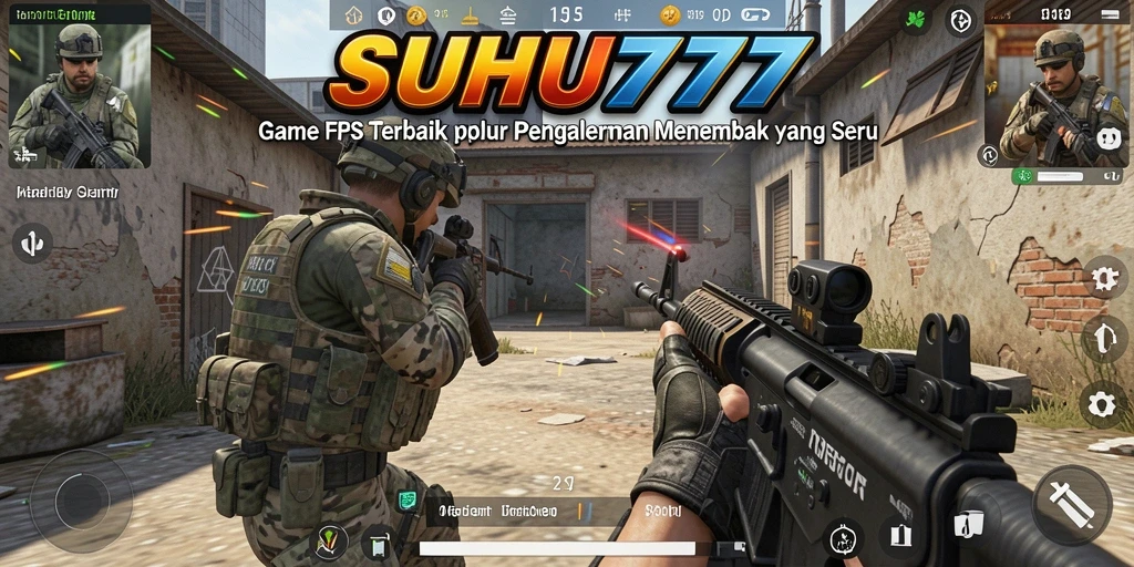 Screenshot permainan <strong>Suhu777</strong> menunjukkan aksi tembak-menembak yang intens dan grafis menawan.