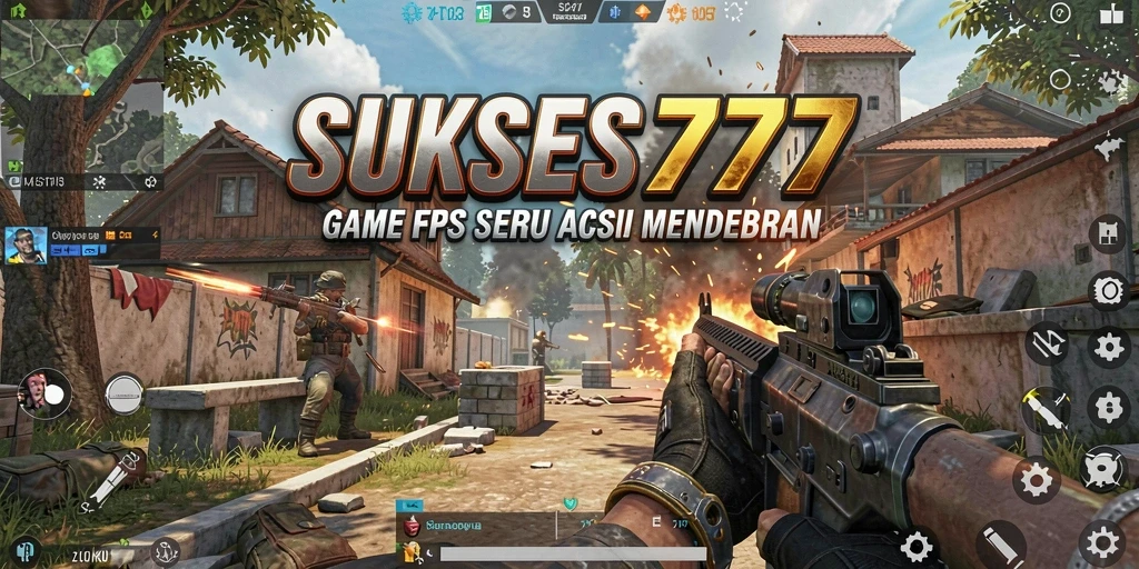 Screenshot gameplay SUKSES777 dengan aksi tembak-menembak yang menegangkan.