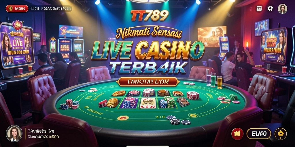Tampilan menarik saat bermain Live Casino di TT789.