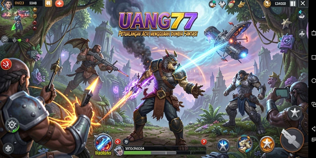 Tampilan menarik dari gameplay petualangan <strong>UANG77</strong> yang mendebarkan.