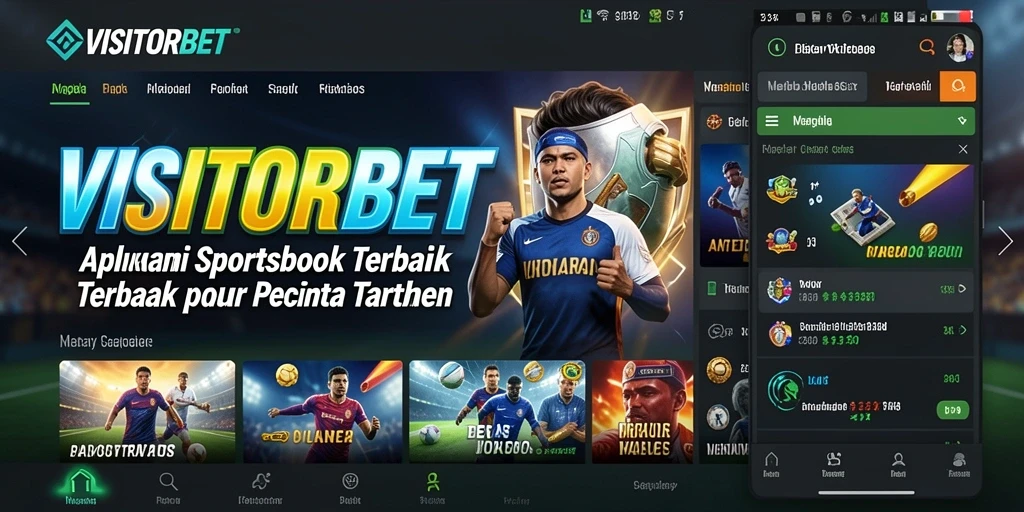 Tampilan menarik dengan fitur taruhan olahraga di VISITORBET.