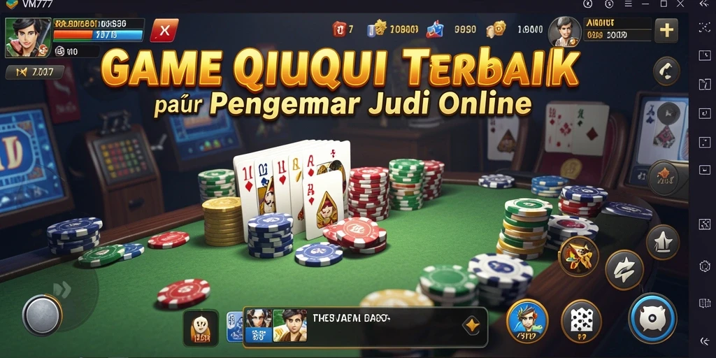 Tangkap momen seru dalam permainan QiuQiu di VM777.